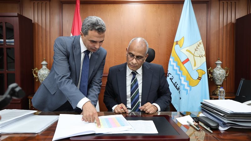 محافظ كفر الشيخ يعتمد نتيجة الإعدادية 2026 بنسبة نجاح 77.25٪
