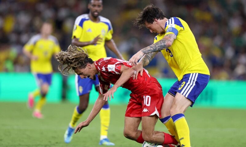 أمام السويد.. تونس تتلقى أثقل هزيمة في تاريخها بكأس العالم