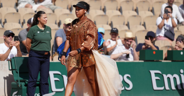 Naomi Osaka brings fashion to the French Open
