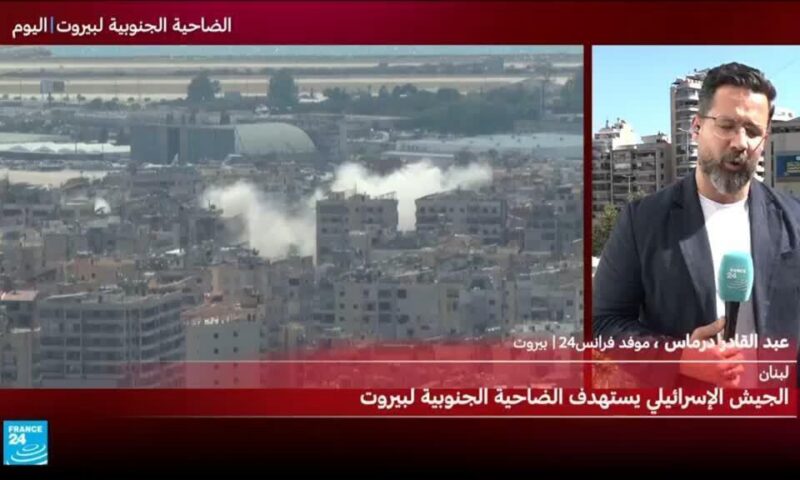 الجيش الإسرائيلي يشن غارة على الضاحية الجنوبية لبيروت