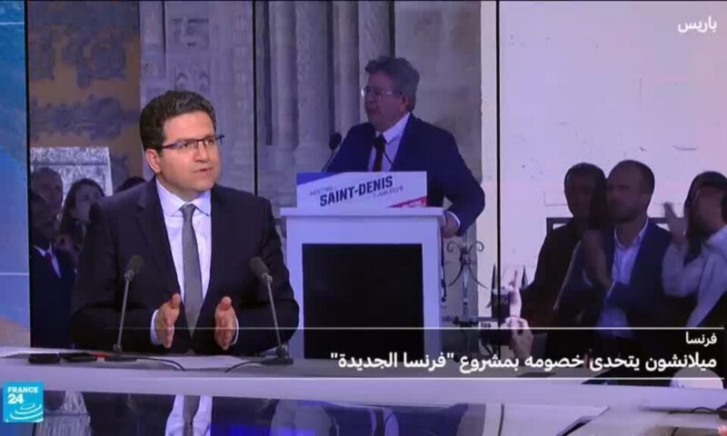 ميلانشون يتحدى منافسيه للرئاسة بـ”فرنسا الجديدة”