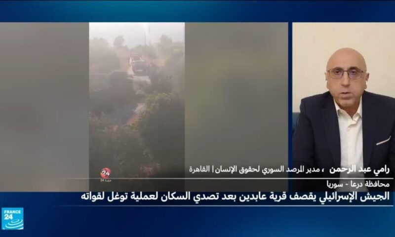 الجيش الإسرائيلي يتوغل في محافظتي درعا والقنيطرة ويستهدف المنطقة بقذائف مدفعية