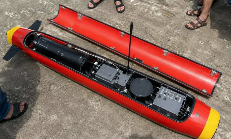 Curiosity sparks over ‘autonomous underwater vehicle’ caught in fishermen’s net in Bay