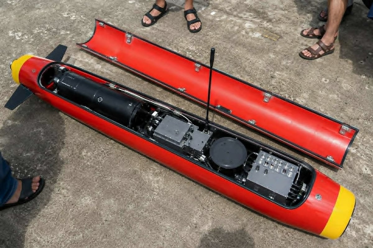 Curiosity sparks over ‘autonomous underwater vehicle’ caught in fishermen’s net in Bay