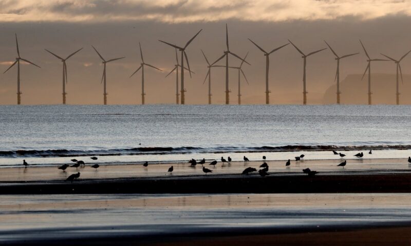 The UK government has set a target of an 87% cut in carbon emissions by 2042