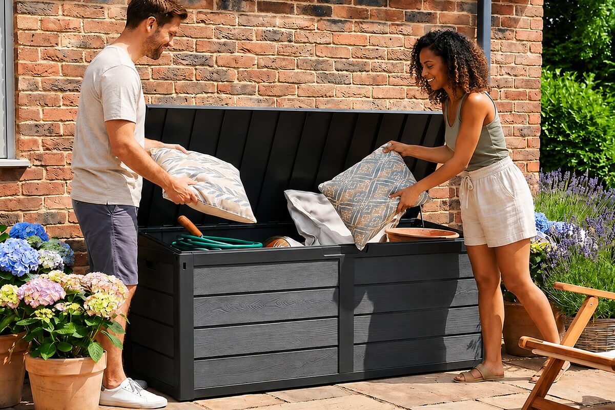 Shoppers are snapping up this £29.99 garden storage box deal (aff)