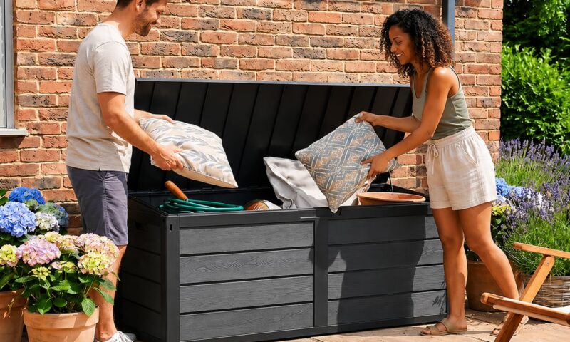 Shoppers are snapping up this £29.99 garden storage box deal (aff)