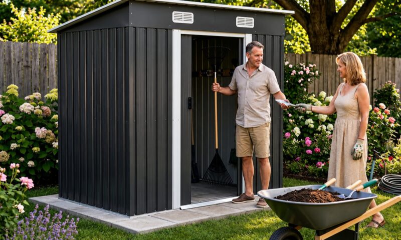 Wowcher drops metal garden shed to £110 in huge 66% off deal (aff)