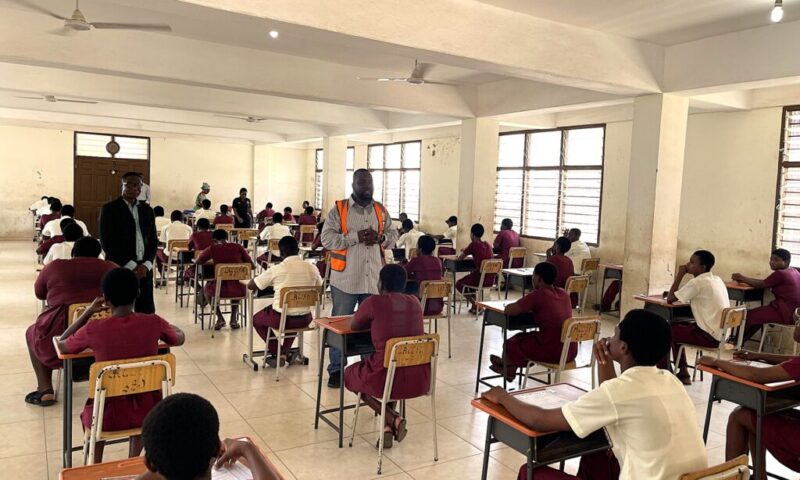 Tema West MCE tours WASSCE centres, urges candidates to avoid malpractice