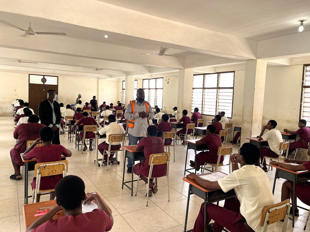 Tema West MCE tours WASSCE centres, urges candidates to avoid malpractice