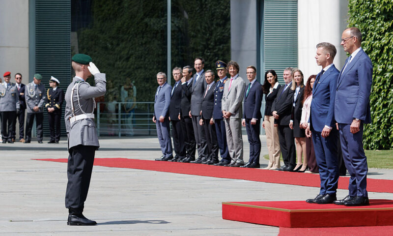 Merz hails ‘fresh start’ as Magyar visits Berlin but Ukraine rift remains