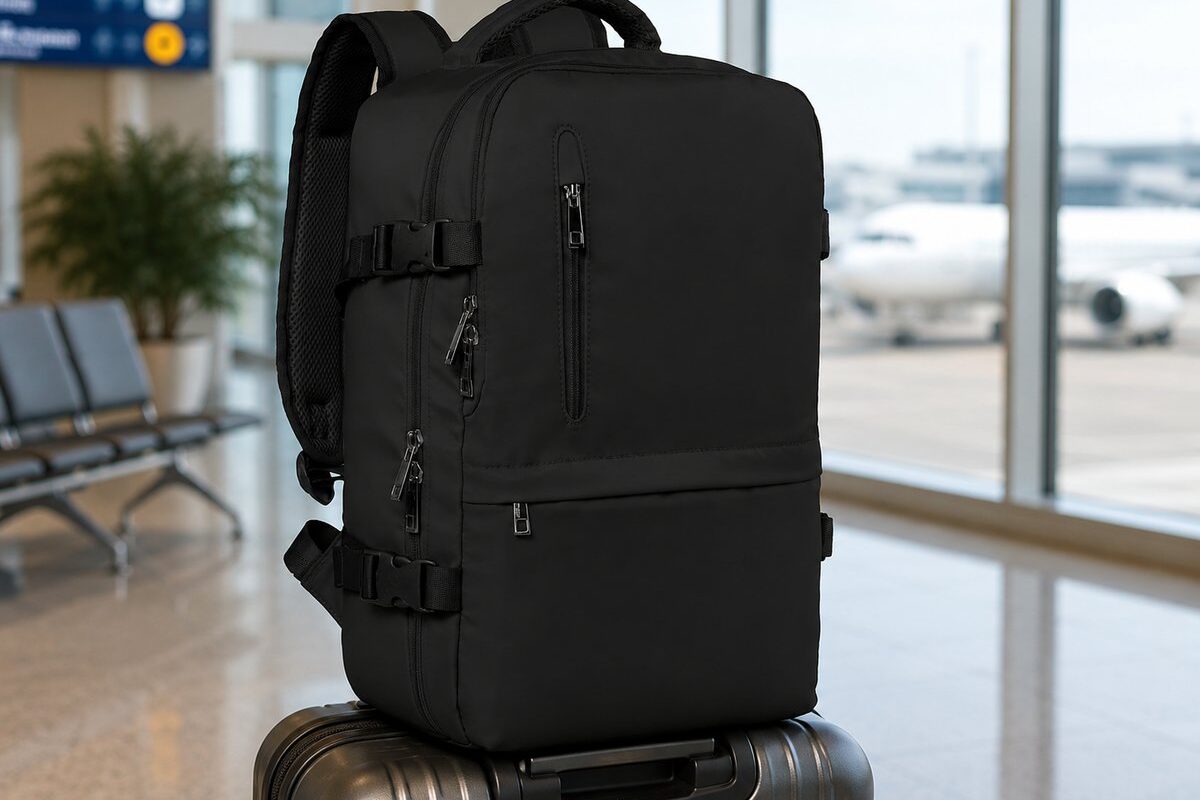 This cabin bag designed around Ryanair rules which is on sale for around £15 is gaining attention (aff)