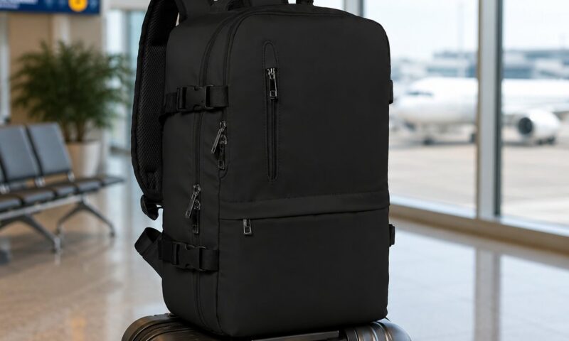 This cabin bag designed around Ryanair rules which is on sale for around £15 is gaining attention (aff)