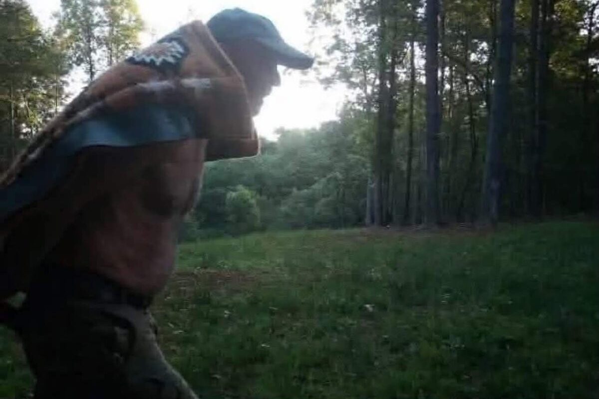 Fugitive suspect in Virginia police murder seen on wildlife camera in North Carolina forest