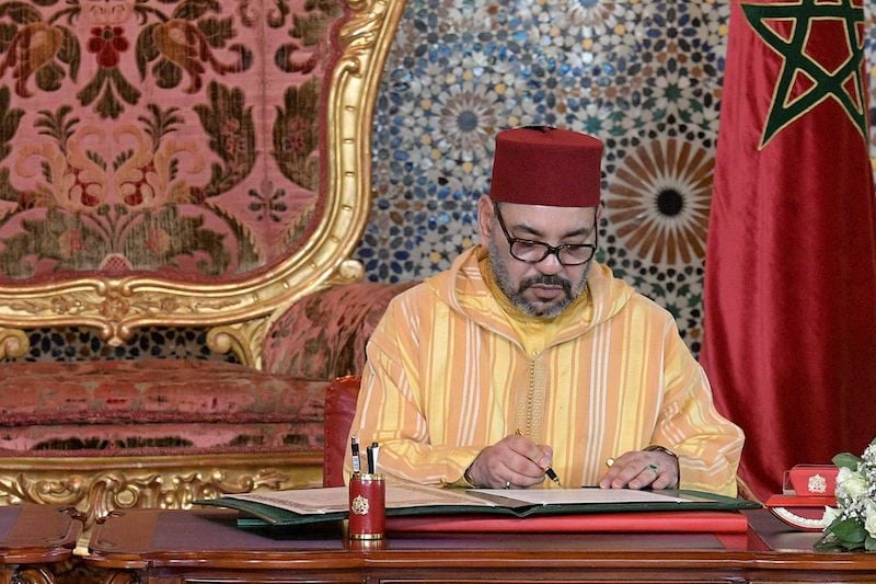 الملك يعزي أسرة الراحل إدغار موران
