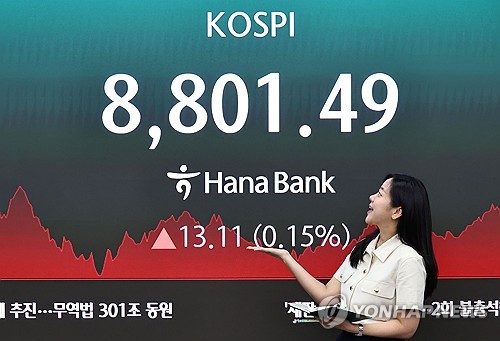 (2nd LD) Seoul shares again end at record high on Samsung’s performance