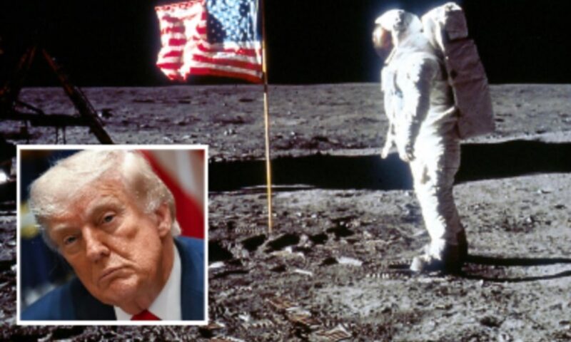 More Americans think the moon landing was fake than those who believe it’s OK for Trump to slap his name on buildings