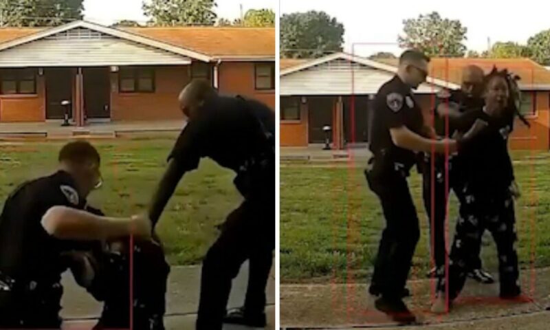 North Carolina cop fired after being caught on camera repeatedly punching woman in the head during arrest