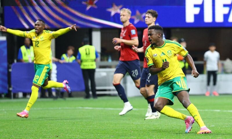 جنوب أفريقيا تفرض التعادل على التشيك في كأس العالم