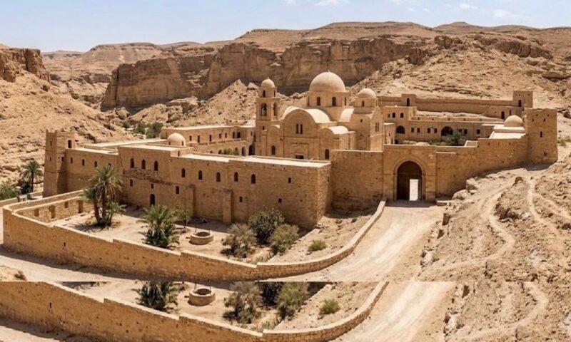 مصر.. إطلاق نار على رهبان دير كنسي