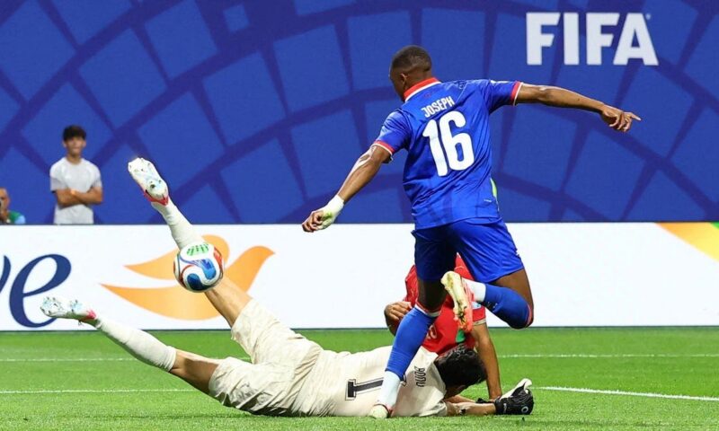 بذكريات الاتحاد والهلال.. لاعب هايتي يسجل بـ”الكعب” أمام بونو