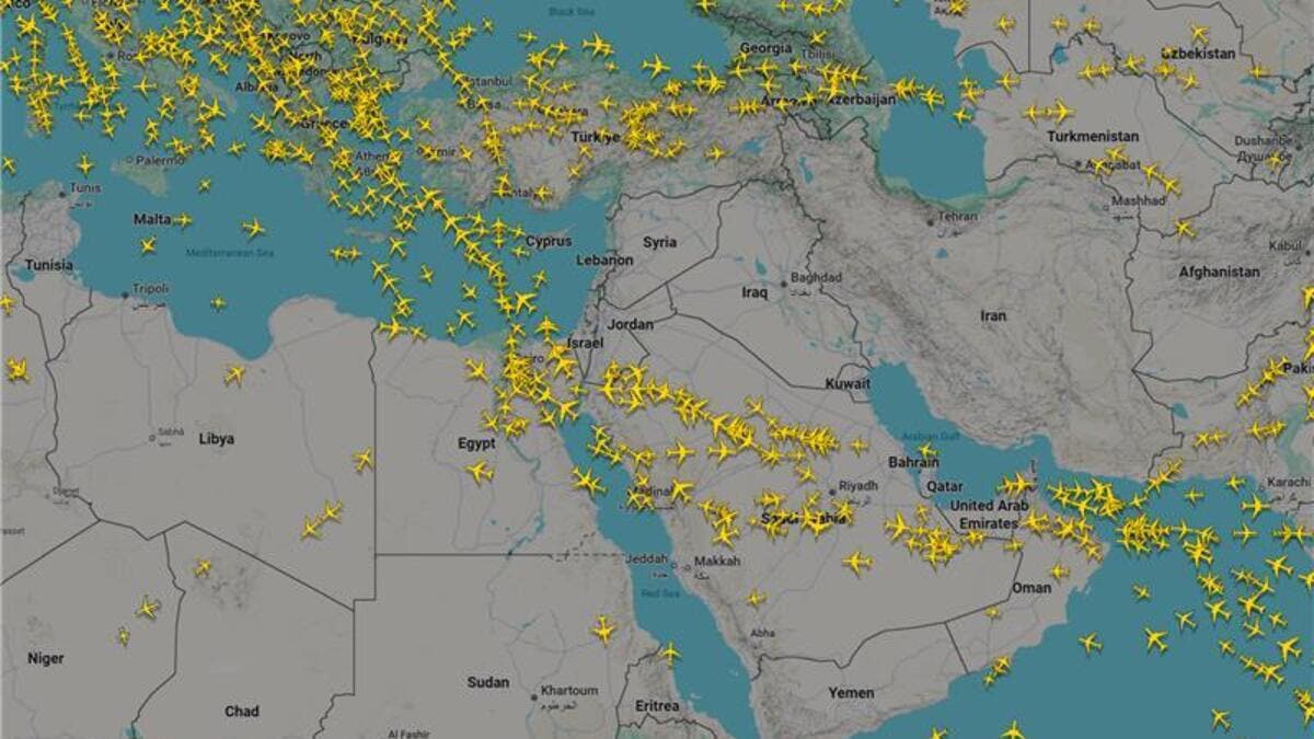 اضطراب حركة الطيران في الشرق الأوسط إثر الضربات المتبادلة بين إيران وإسرائيل