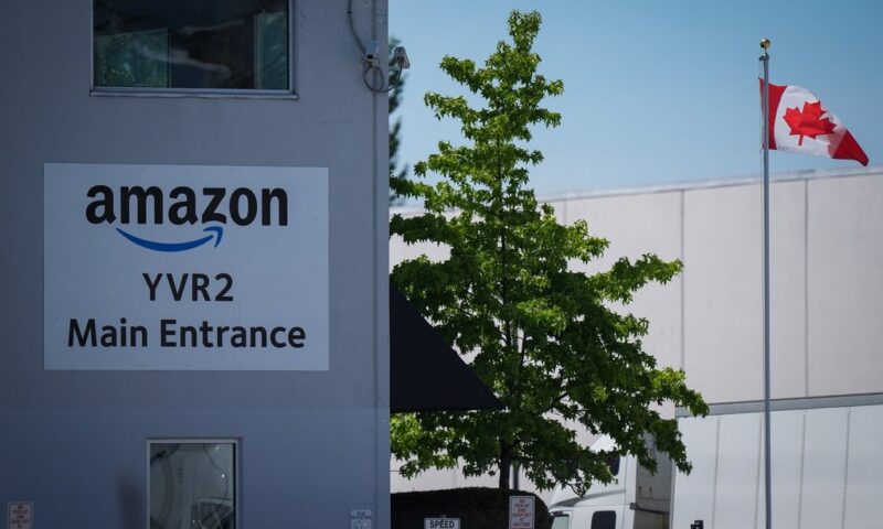 Amazon caused breakdown of 1st contract talks at B.C. unionized fulfilment centre: mediator