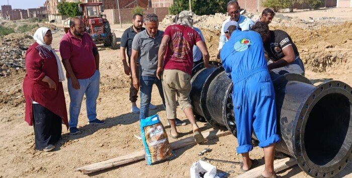 رئيس مياه القناة: إصلاح خط الطرد الرئيسي بمحطة أبو عارف الجديدة