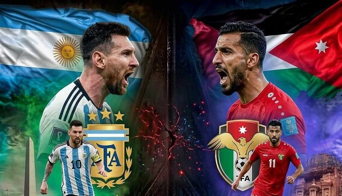موعد مباراة الأرجنتين والأردن والقنوات الناقلة في كأس العالم 2026