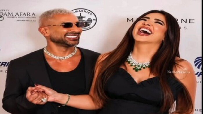 رفقة أحمد سعد.. ياسمين عبد العزيز تثير تفاعلًا خلال تكريمها في أمريكا «فيديو»