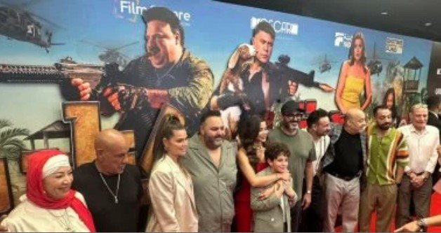 أبطال فيلم «صقر وكناريا» يحتفلون بالعرض الخاص | صور