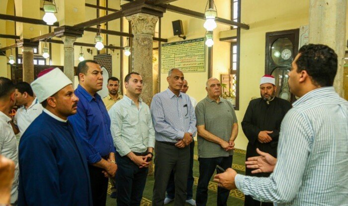 محافظ كفر الشيخ يتفقد المساجد الأثرية بفوّه