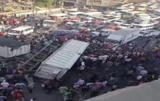 «دماء على الأسفلت».. مصرع وإصابة 6 أشخاص في حادث مروع بدائري الوراق