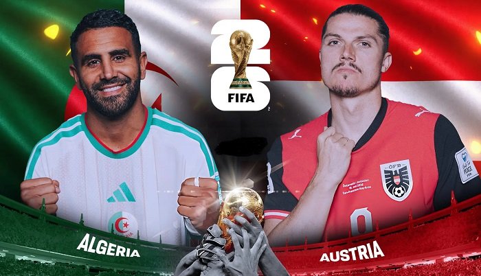 موعد مباراة الجزائر والنمسا والقنوات الناقلة في كأس العالم 2026