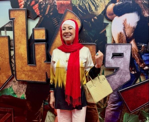 متابع يدعو لـها: «ربنا يثبتك».. انتصار تثير الجدل بعد ظهورها بالحجاب خلال عرض صقر وكناريا «فيديو»