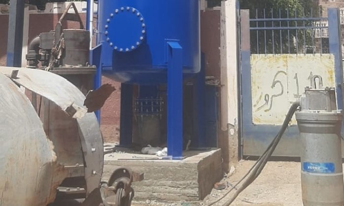 بدء التشغيل التجريبي للمطرقة المائية بمحطة الصرف رقم 11 في أسوان