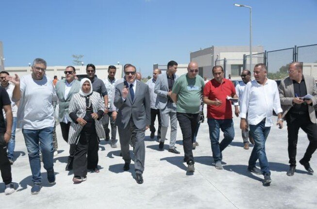 أبو ليمون يتفقد مجمع محارق النفايات الطبية الخطرة ببورسعيد