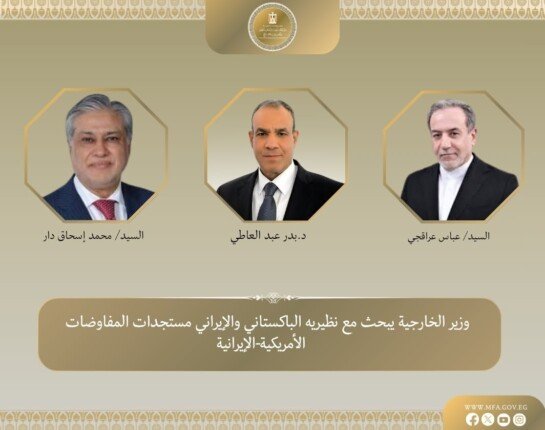 وزير الخارجية يؤكد لـ نظيريه الباكستاني والإيراني أهمية التوصل إلى اتفاق لإنهاء الحرب