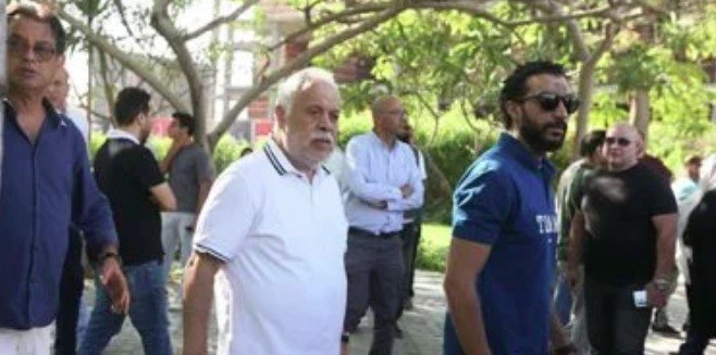 أشرف زكي وسلوى محمد علي يشيعان جثمان محمد مرزبان إلى مثواه الأخير
