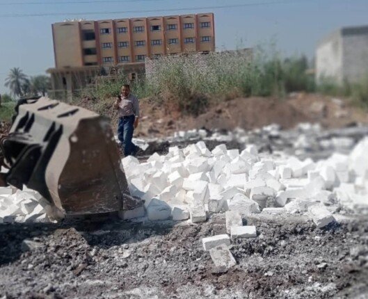 إزالة 336 حالة إشغال وتحرير 28 محضرًا في حملات مكبرة بمراكز بنى سويف