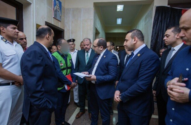 النيابة العامة تجري تفتيشا لمركز إصلاح وتأهيل المنيا 3.. صور