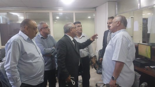 رعب يستعرض اللمسات الأخيرة لإنشاء مركز تميز للسجل التجاري بمقر الغرفة التجارية في المنصورة