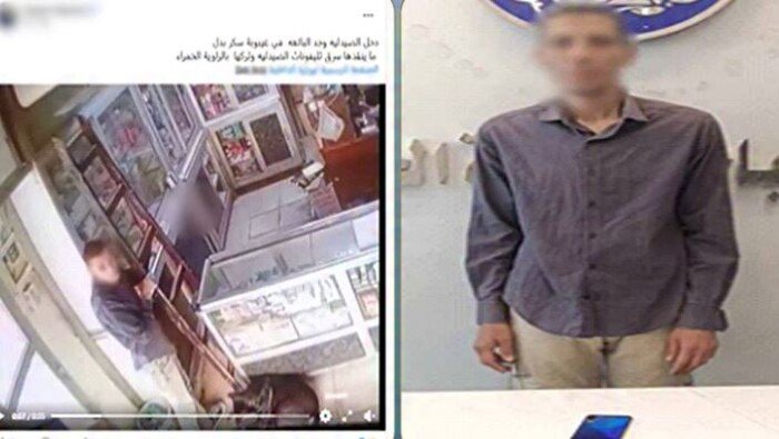«استغل إغماء العاملة».. القبض على المتهم بسرقة هاتف من صيدلية بالزاوية الحمراء| فيديو
