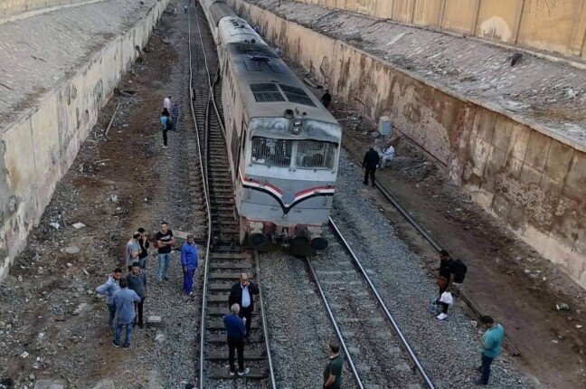 خروج عربة من قطار «بنها – منوف» عن القضبان أثناء المناورة بمحطة بنها دون إصابات
