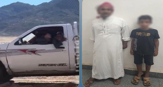 كشف ملابسات قيادة طفل لسيارة ربع نقل بجنوب سيناء