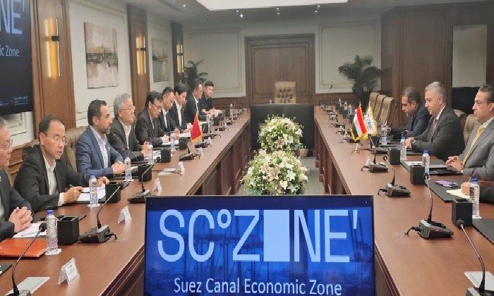 اقتصادية قناة السويس تستقبل وفد مدينة نانجينغ الصينية لبحث فرص التعاون الاستثماري
