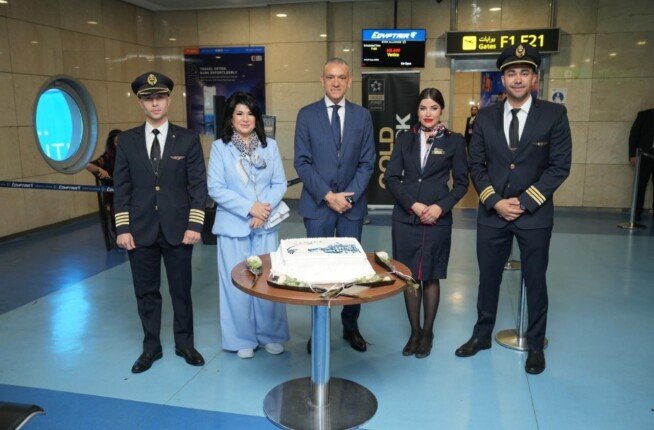مصر للطيران تُسير أولى رحلاتها المباشرة إلى فينيسيا الإيطالية | صور