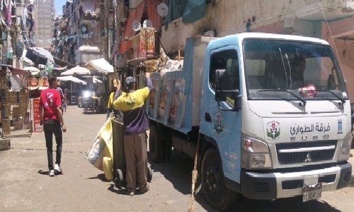 محافظ الإسكندرية: رفع 78 ألف طن مخلفات صلبة من مختلف الأحياء منذ بداية يونيو
