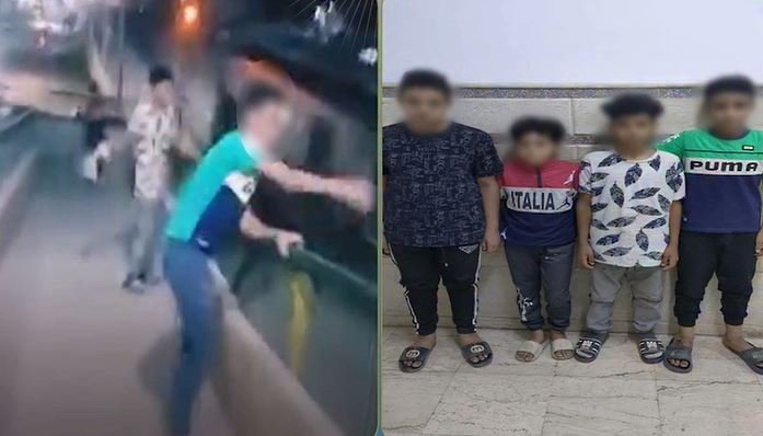 «كنا بنهزر».. ضبط 4 طلاب ألقوا أكياس مياه على قطار بالشرقية «فيديو»
