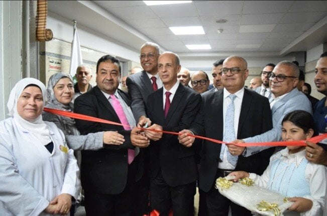 رئيس جامعة بني سويف يفتتح أعمال توسعات وتطوير قسمي الصدرية وجراحة الأوعية الدموية